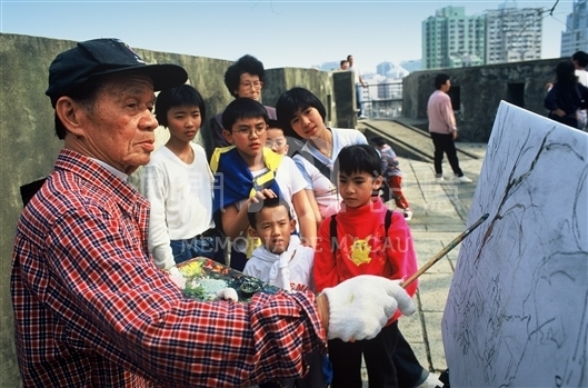 譚智生寫生 澳門記憶